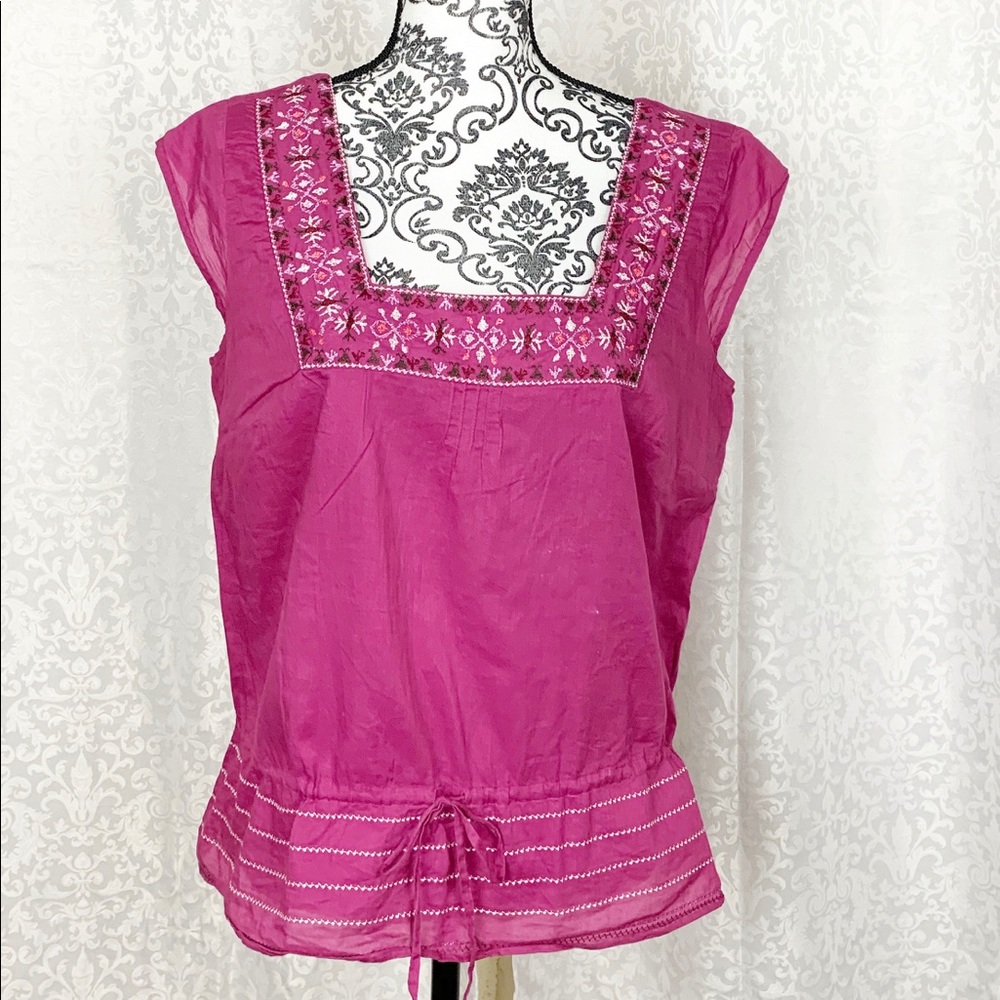 LOFT blouse pink beautiful